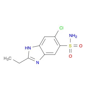 1H-Benzimidazole-5-sulfonamide, 6-chloro-2-ethyl-