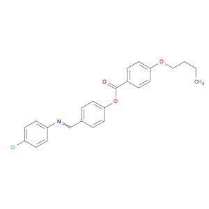 Benzoic acid, 4-butoxy-, 4-[[(4-chlorophenyl)imino]methyl]phenyl ester