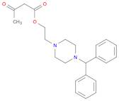 Butanoic acid, 3-oxo-, 2-[4-(diphenylmethyl)-1-piperazinyl]ethyl ester