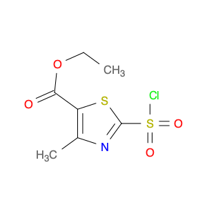 ETHYL 2-(CHLOROSULFONYL)-4-METHYL-1,3-THIAZOLE-5-CARBOXYLATE, 97