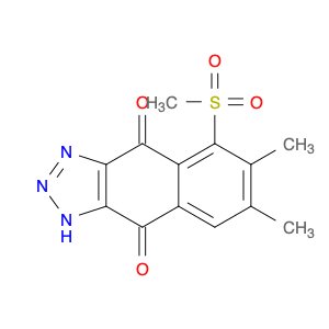 1H-Naphtho[2,3-d]triazole-4,9-dione, 6,7-dimethyl-5-(methylsulfonyl)-
