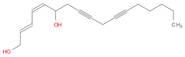 2,4-Heptadecadiene-8,11-diyne-1,6-diol, (E,Z)-