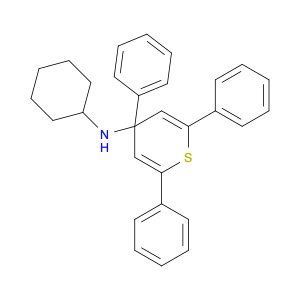 4H-Thiopyran-4-amine, N-cyclohexyl-2,4,6-triphenyl-
