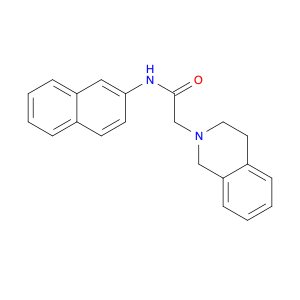 2(1H)-Isoquinolineacetamide, 3,4-dihydro-N-2-naphthalenyl-