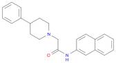 1-Piperidineacetamide, N-2-naphthalenyl-4-phenyl-