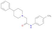 1-Piperidineacetamide, N-(4-methylphenyl)-4-phenyl-