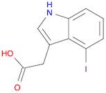 1H-Indole-3-aceticacid, 4-iodo-