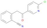 2-CHLORO-5-[2-(2-CYANOPHENYL)-1-OXOETHYL]PYRIDINE