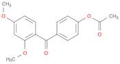 4-ACETOXY-2',4'-DIMETHOXYBENZOPHENONE