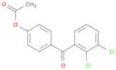 4-ACETOXY-2',3'-DICHLOROBENZOPHENONE