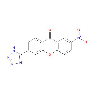 9H-Xanthen-9-one, 2-nitro-6-(1H-tetrazol-5-yl)-