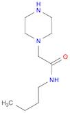 1-Piperazineacetamide, N-butyl-