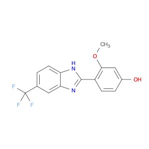 Phenol, 3-methoxy-4-[5-(trifluoromethyl)-1H-benzimidazol-2-yl]-