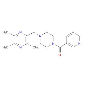 Piperazine, 1-(3-pyridinylcarbonyl)-4-[(trimethylpyrazinyl)methyl]-