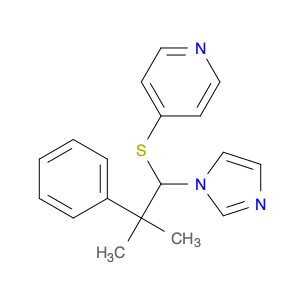 Pyridine, 4-[[1-(1H-imidazol-1-yl)-2-methyl-2-phenylpropyl]thio]-