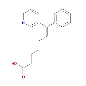 (6Z)-7-Phenyl-7-(3-Pyridinyl)-6-Heptenoic Acid