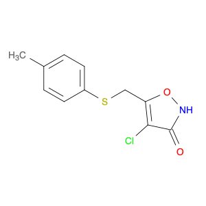 3(2H)-Isoxazolone, 4-chloro-5-[[(4-methylphenyl)thio]methyl]-