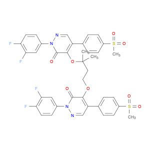 3(2H)-PYRIDAZINONE, 4,4'-[(1,1-DIMETHYL-1,3-PROPANEDIYL)BIS(OXY)]BIS[2-(3,4-DIFLUOROPHENYL)-5-[4-(…
