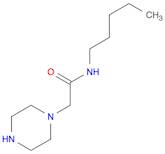 1-Piperazineacetamide, N-pentyl-