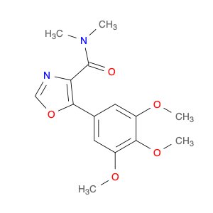 4-Oxazolecarboxamide, N,N-dimethyl-5-(3,4,5-trimethoxyphenyl)-