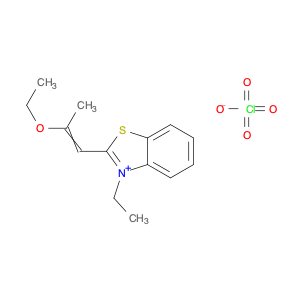 Benzothiazolium, 2-(2-ethoxy-1-propen-1-yl)-3-ethyl-, perchlorate (1:1)