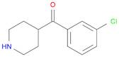 (3-Chlorophenyl)(piperidin-4-yl)methanone