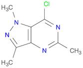 1H-Pyrazolo[4,3-d]pyrimidine, 7-chloro-1,3,5-trimethyl-