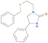 2-Imidazolidinone, 4-phenyl-1-[2-[(phenylmethyl)thio]ethyl]-