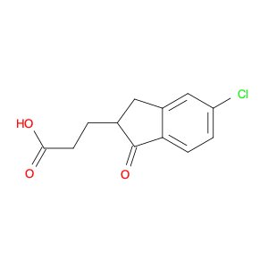 1H-Indene-2-propanoic acid, 5-chloro-2,3-dihydro-1-oxo-