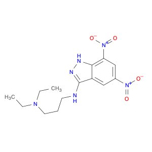 1,3-Propanediamine, N'-(5,7-dinitro-1H-indazol-3-yl)-N,N-diethyl-
