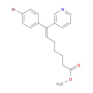 6-Heptenoic acid, 7-(4-bromophenyl)-7-(3-pyridinyl)-, methyl ester, (Z)-