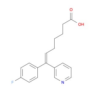6-Heptenoic acid, 7-(4-fluorophenyl)-7-(3-pyridinyl)-, (Z)-