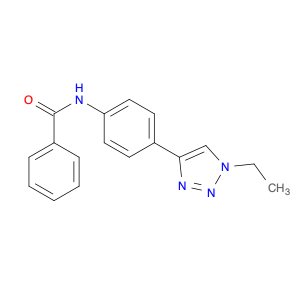 Benzamide, N-[4-(1-ethyl-1H-1,2,3-triazol-4-yl)phenyl]-