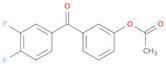 3-ACETOXY-3',4'-DIFLUOROBENZOPHENONE