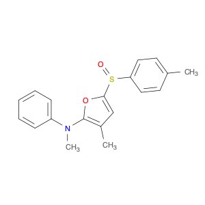 2-Furanamine, N,3-dimethyl-5-[(4-methylphenyl)sulfinyl]-N-phenyl-