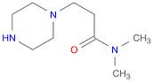 1-Piperazinepropanamide,N,N-dimethyl-