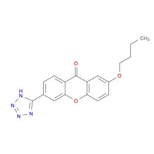 9H-Xanthen-9-one, 2-butoxy-6-(1H-tetrazol-5-yl)-