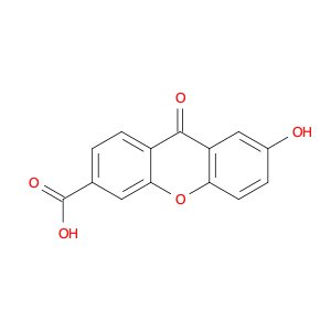 9H-Xanthene-3-carboxylic acid, 7-hydroxy-9-oxo-
