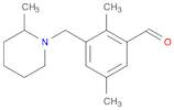 2,5-DIMETHYL-3-[(2-METHYL-1-PIPERIDINYL)METHYL]BENZALDEHYDE