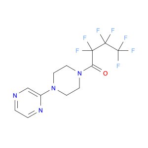 Piperazine, 1-(2,2,3,3,4,4,4-heptafluoro-1-oxobutyl)-4-pyrazinyl-