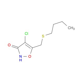 3(2H)-Isoxazolone, 5-[(butylthio)methyl]-4-chloro-