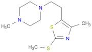 Piperazine, 1-methyl-4-[2-[4-methyl-2-(methylthio)-5-thiazolyl]ethyl]-