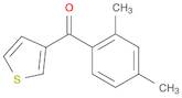 3-(2,4-DIMETHYLBENZOYL)THIOPHENE