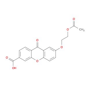 9H-Xanthene-3-carboxylic acid, 7-[2-(acetyloxy)ethoxy]-9-oxo-