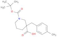 1,3-Piperidinedicarboxylicacid, 3-[(4-methylphenyl)methyl]-, 1-(1,1-dimethylethyl) ester