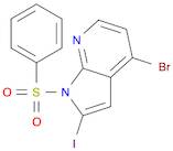 4-Bromo-2-iodo-1-(phenylsulfonyl)-1H-pyrrolo[2,3-b]pyridine