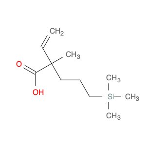 Pentanoic acid, 2-ethenyl-2-methyl-5-(trimethylsilyl)-