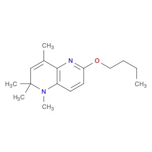 1,5-Naphthyridine, 6-butoxy-1,2-dihydro-1,2,2,4-tetramethyl-