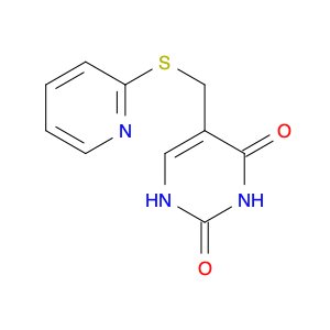2,4(1H,3H)-Pyrimidinedione, 5-[(2-pyridinylthio)methyl]-