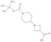 1-(1-(tert-Butoxycarbonyl)piperidin-4-yl)azetidine-3-carboxylic acid